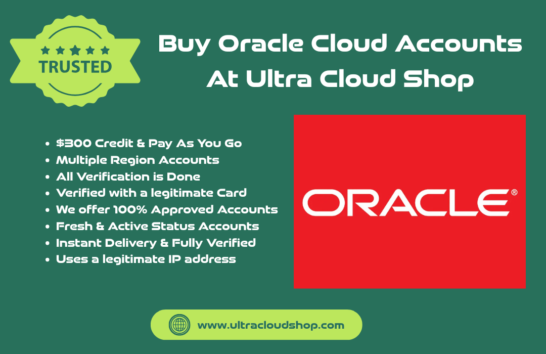 Oracle Cloud accounts for sale