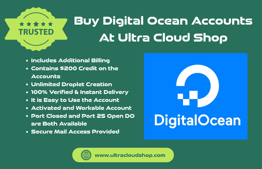 Digital Ocean accounts for sale